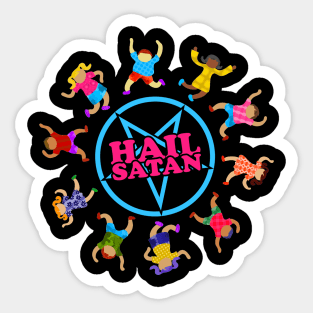 Hail Satan Pentagram | Satanic Occult 666 Sticker